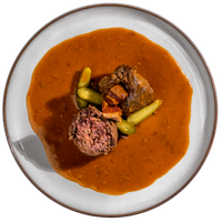 Rinderroulade in Bratensauce