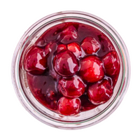 Kirschkompott in Glühwein