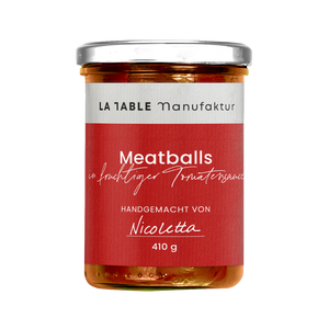 Meatballs in fruchtiger Tomatensauce